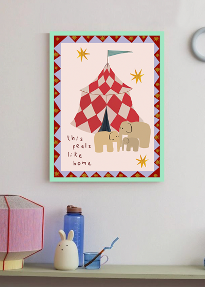 "This feels like home" Framed Print