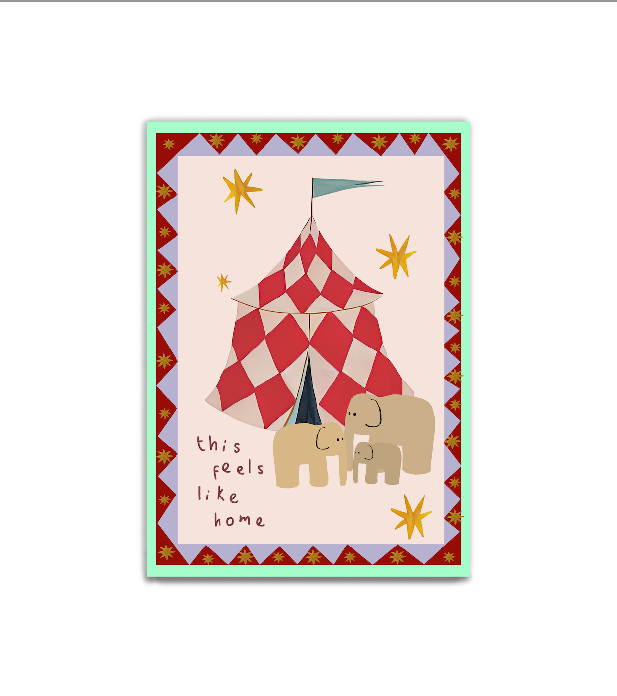 "This feels like home" Framed Print