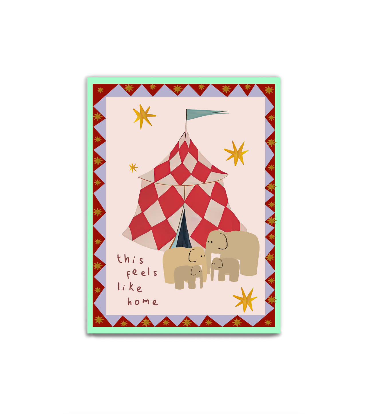 "This feels like home" Framed Print