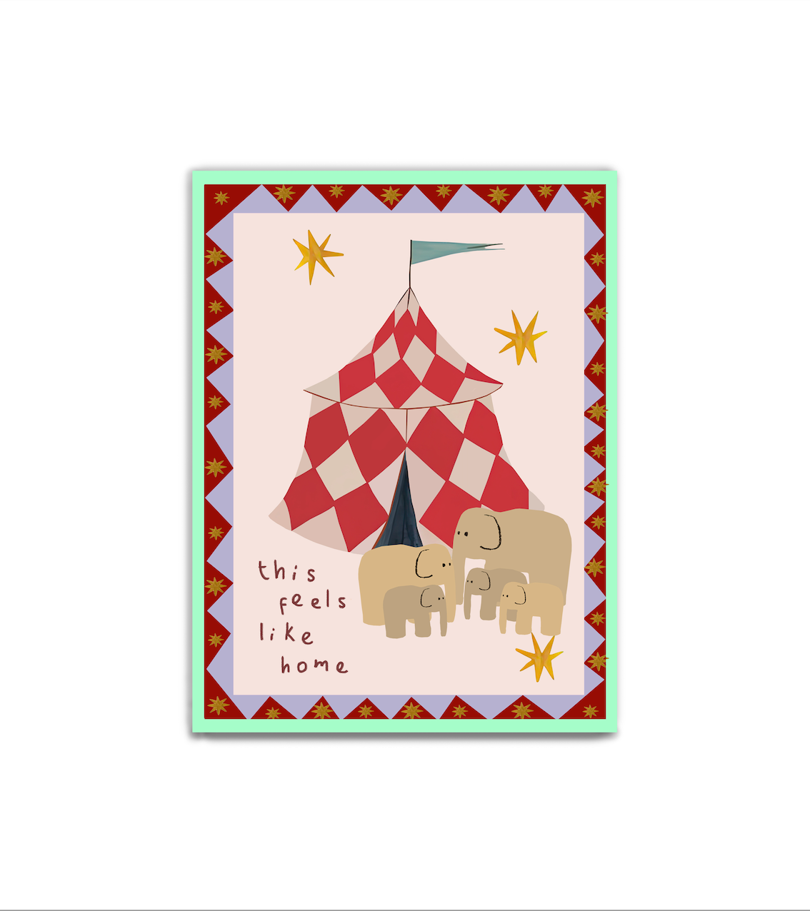 "This feels like home" Framed Print