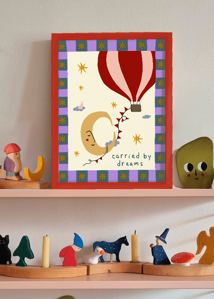 "Carried by dreams" Framed Print