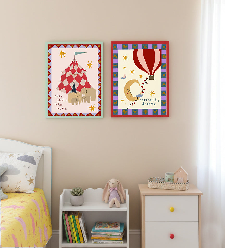 "Carried by dreams" Framed Print