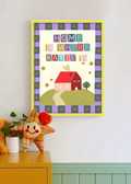 Customized Framed Print - "Home is where ____ is"