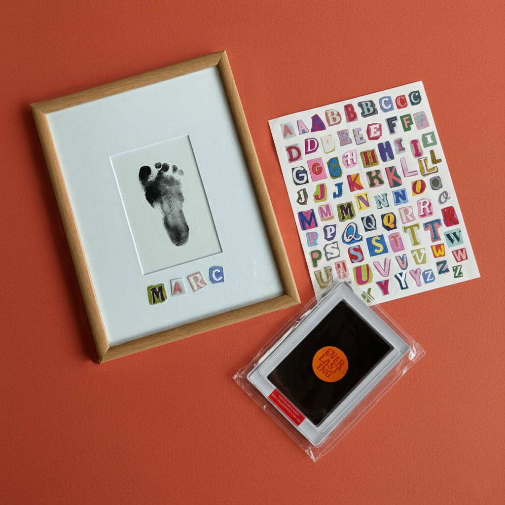 Inkless Print-Pad + Frame + Name letters (Full Set)