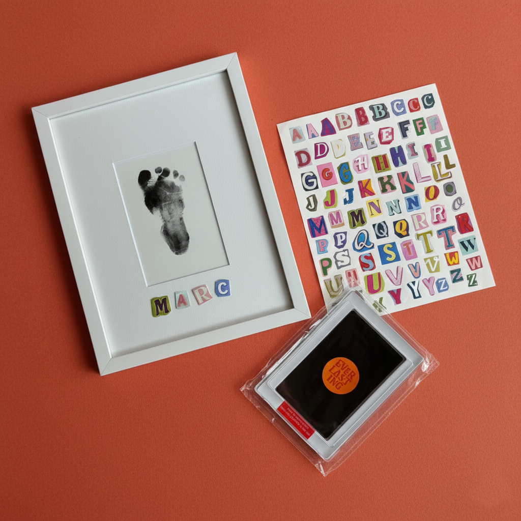 Inkless Print-Pad + Frame + Name letters (Full Set)